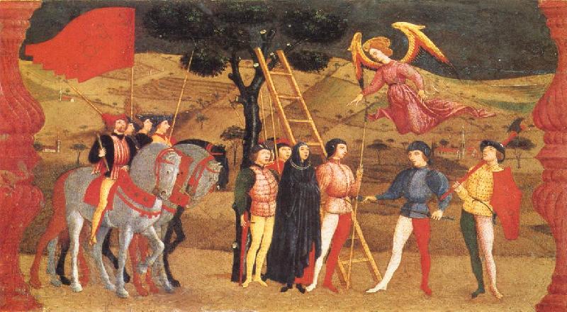 UCCELLO, Paolo Miracle of the Desecrated Host (Scene 4) aet china oil painting image